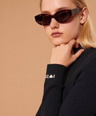 VZFAX16260 TARA JARMON(タラ ジャーモン) I love TARA knit ネイビー
