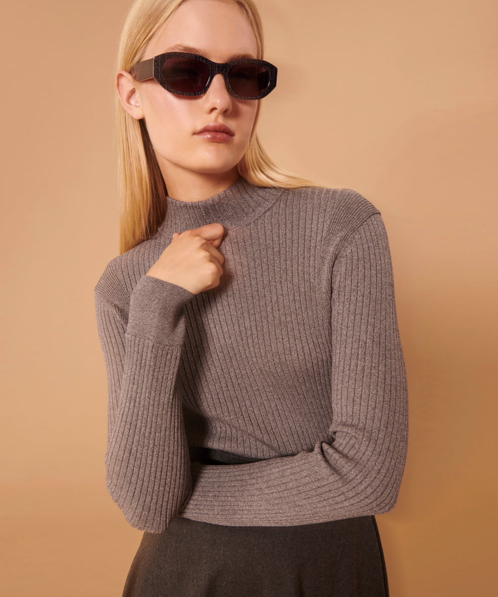 VZFAX16260 TARA JARMON(タラ ジャーモン) I love TARA knit グレー