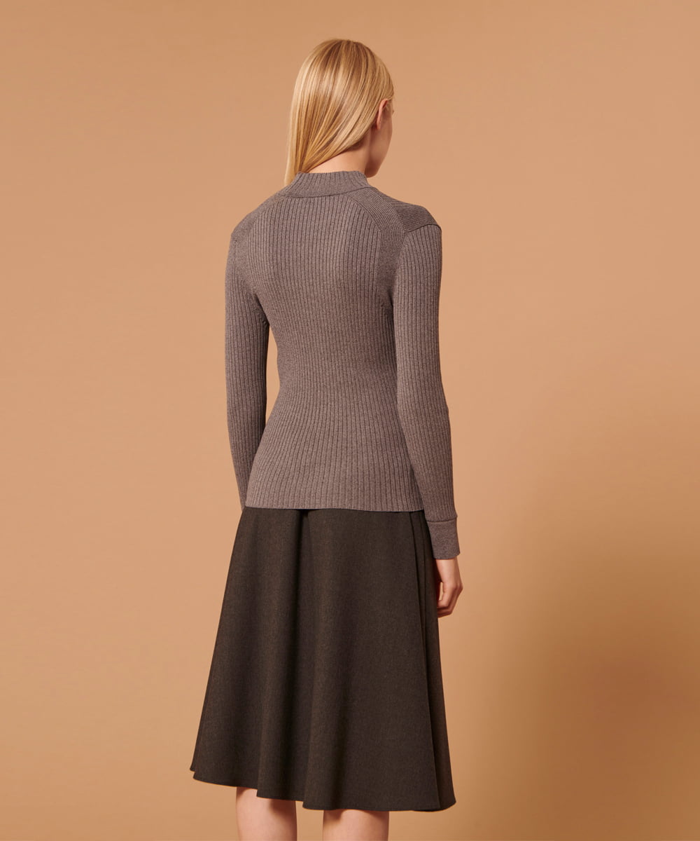 VZFAX16260 TARA JARMON(タラ ジャーモン) I love TARA knit グレー