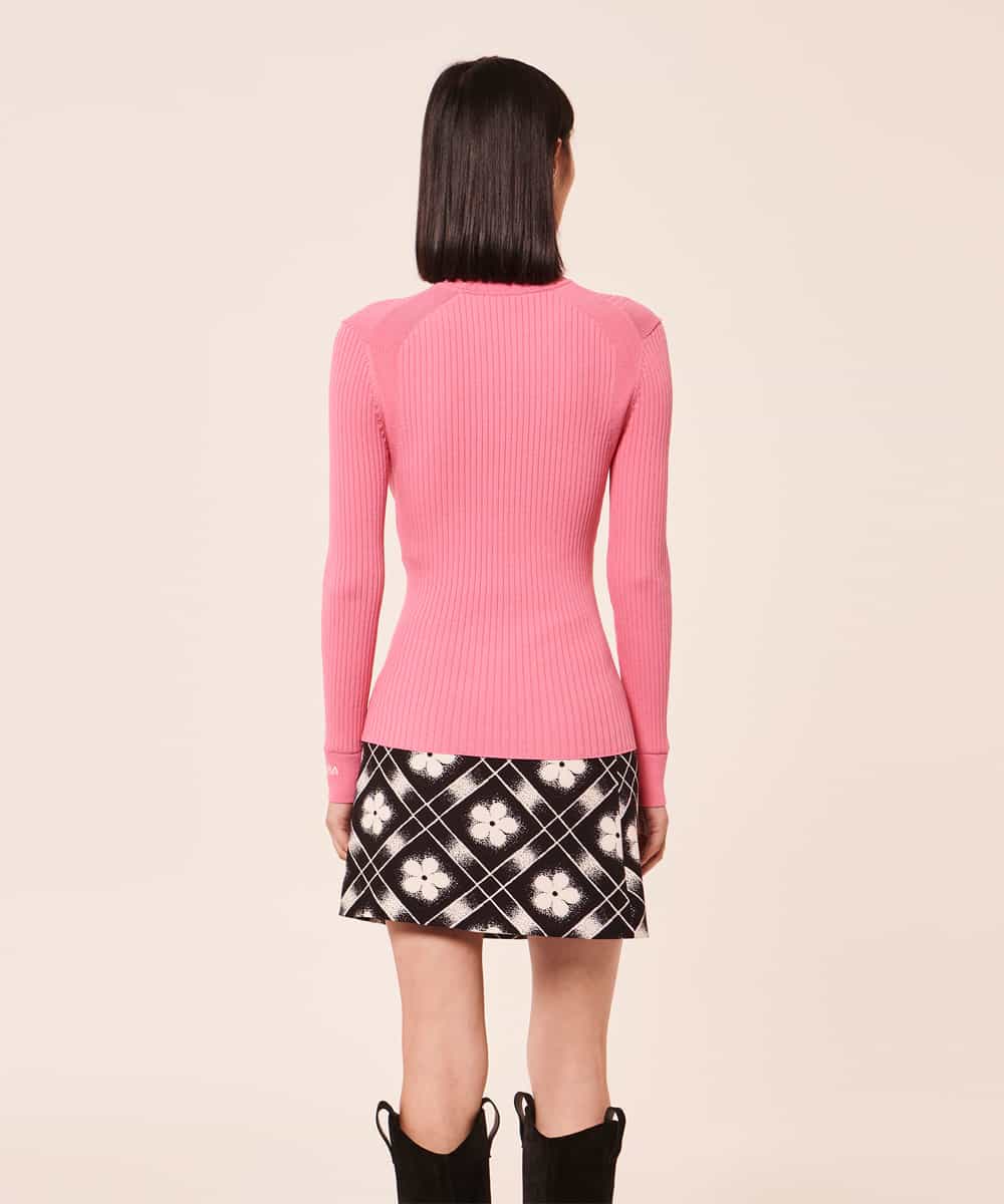VZFAX16260 TARA JARMON(タラ ジャーモン) I love TARA knit ピンク