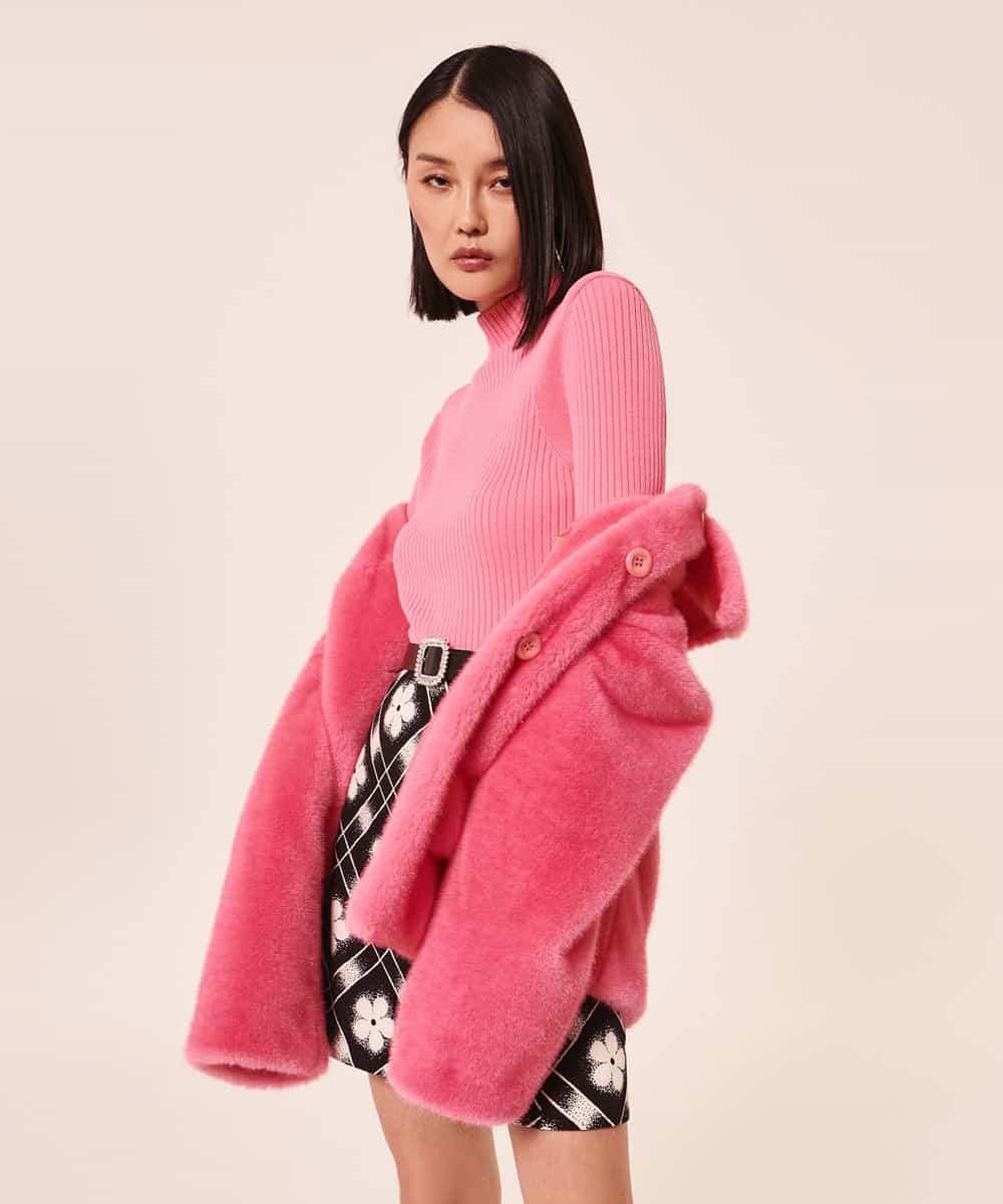 VZFAX16260 TARA JARMON(タラ ジャーモン) I love TARA knit ピンク