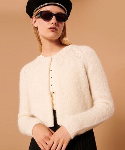 VZFAX21360 TARA JARMON Mohair cardigan