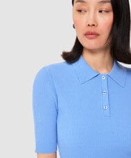 VZFGA08300 TARA JARMON(タラ ジャーモン) エクストラファインヴィスコースニット ブルー