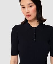 VZFGA08300 TARA JARMON(タラ ジャーモン) エクストラファインヴィスコースニット ミッドナイトブルー