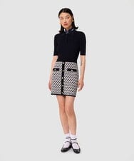 VZFGA08300 TARA JARMON(タラ ジャーモン) エクストラファインヴィスコースニット ミッドナイトブルー