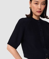 VZFGA13380 TARA JARMON(タラ ジャーモン) クールコットンニット ミッドナイトブルー