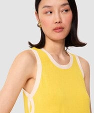 VZFGA14290 TARA JARMON(タラ ジャーモン) ヴィスコースコットンニット イエロー