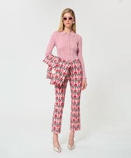 VZFGD01390 TARA JARMON(タラ ジャーモン) シルキーコットンニット ピンク