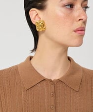 VZFGD01390 TARA JARMON(タラ ジャーモン) シルキーコットンニット ハニーベージュ