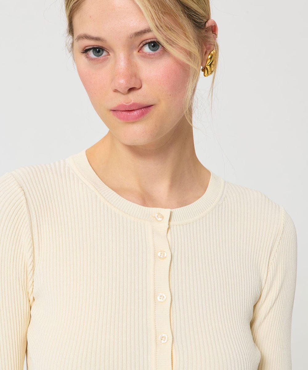 VZFGD05360 TARA JARMON(タラ ジャーモン) エクストラファインビスコースニット エクリュ