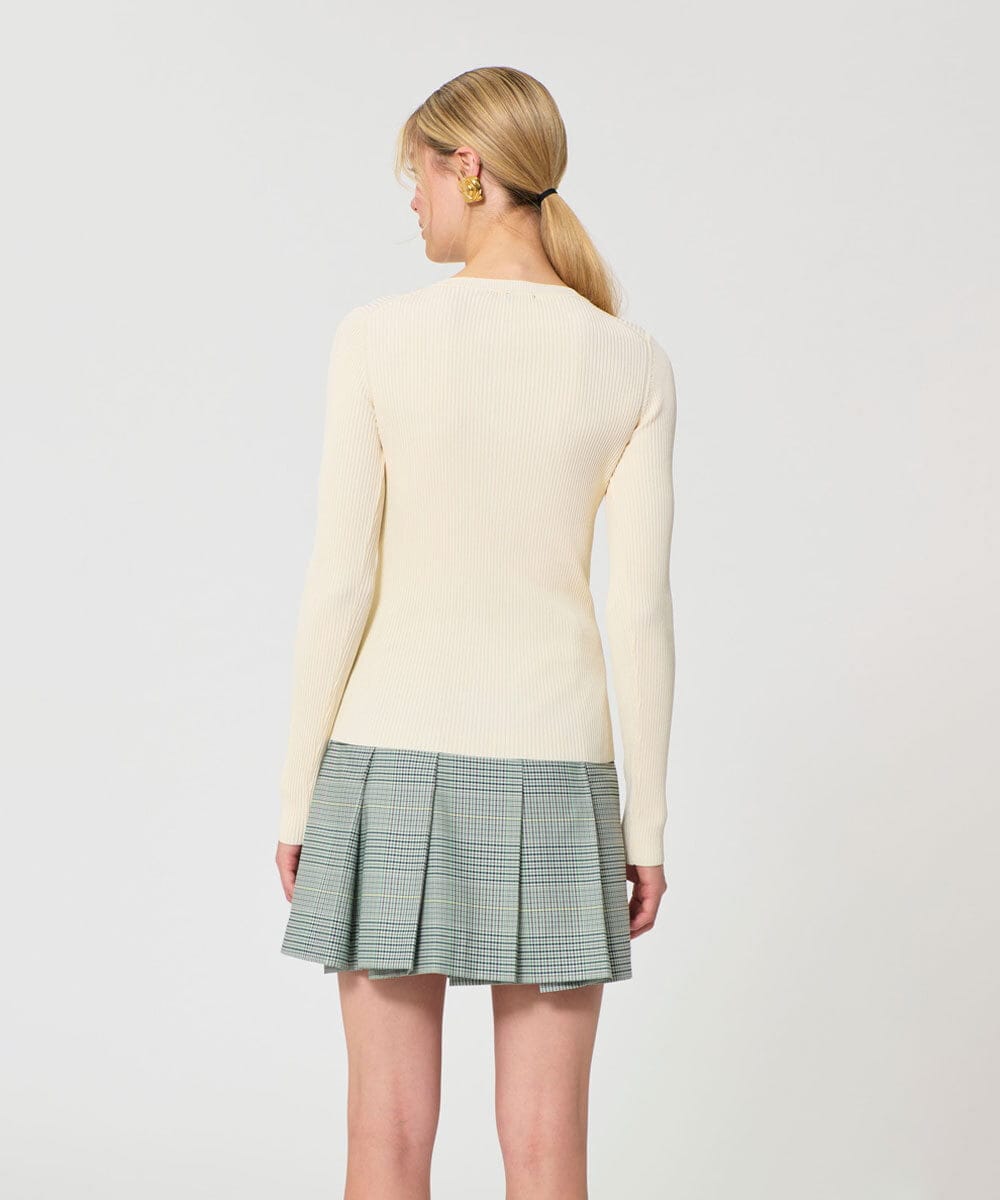 VZFGD05360 TARA JARMON(タラ ジャーモン) エクストラファインビスコースニット エクリュ