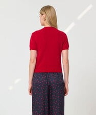 VZFGD06290 TARA JARMON(タラ ジャーモン) ソフトコットンニット レッド