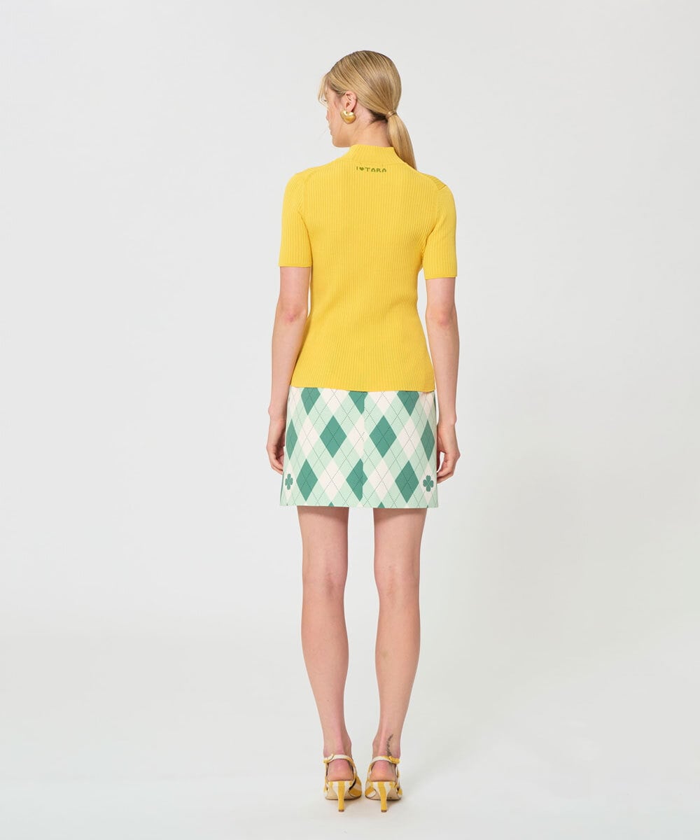 VZFGD07300 TARA JARMON(タラ ジャーモン) I love TARAニット ミモザイエロー