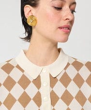 VZFGD09430 TARA JARMON(タラ ジャーモン) スマートピケポロニット ハニーベージュ