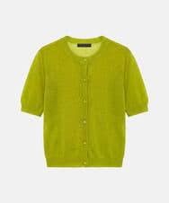 VZFGD11360 TARA JARMON(タラ ジャーモン) サマーモヘアニット アップルグリーン