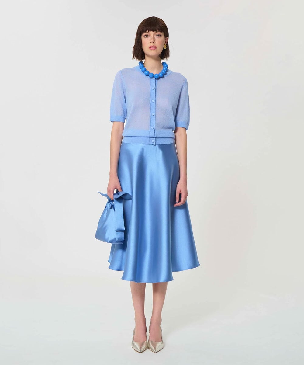 VZFGD11360 TARA JARMON(タラ ジャーモン) サマーモヘアニット スカイブルー