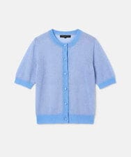 VZFGD11360 TARA JARMON(タラ ジャーモン) サマーモヘアニット スカイブルー