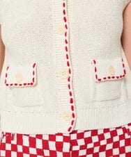 VZFGD12430 TARA JARMON(タラ ジャーモン) コットンニット エクリュ