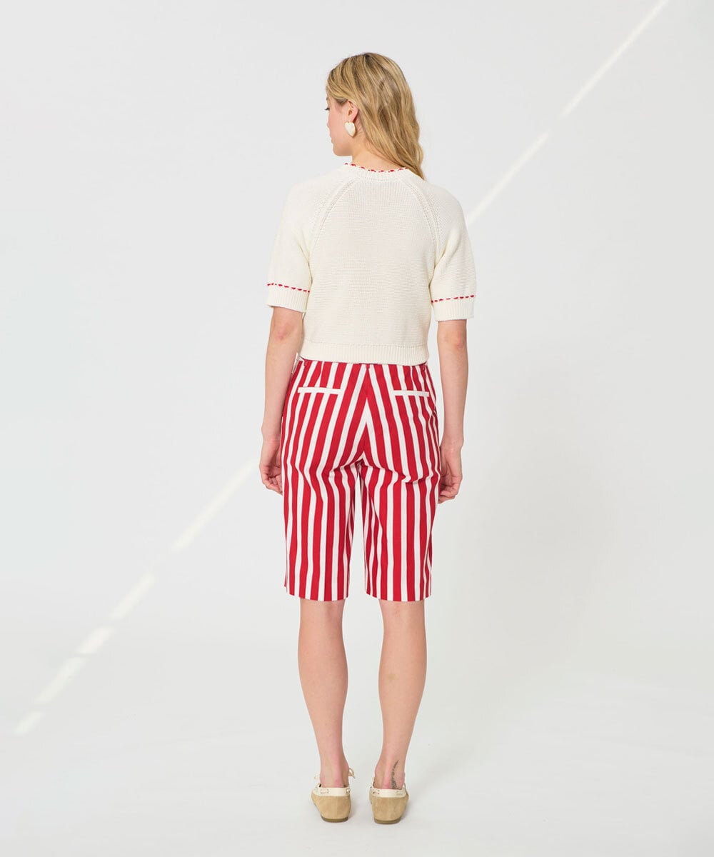 VZFGD13430 TARA JARMON(タラ ジャーモン) コットンニットカーディガン エクリュ