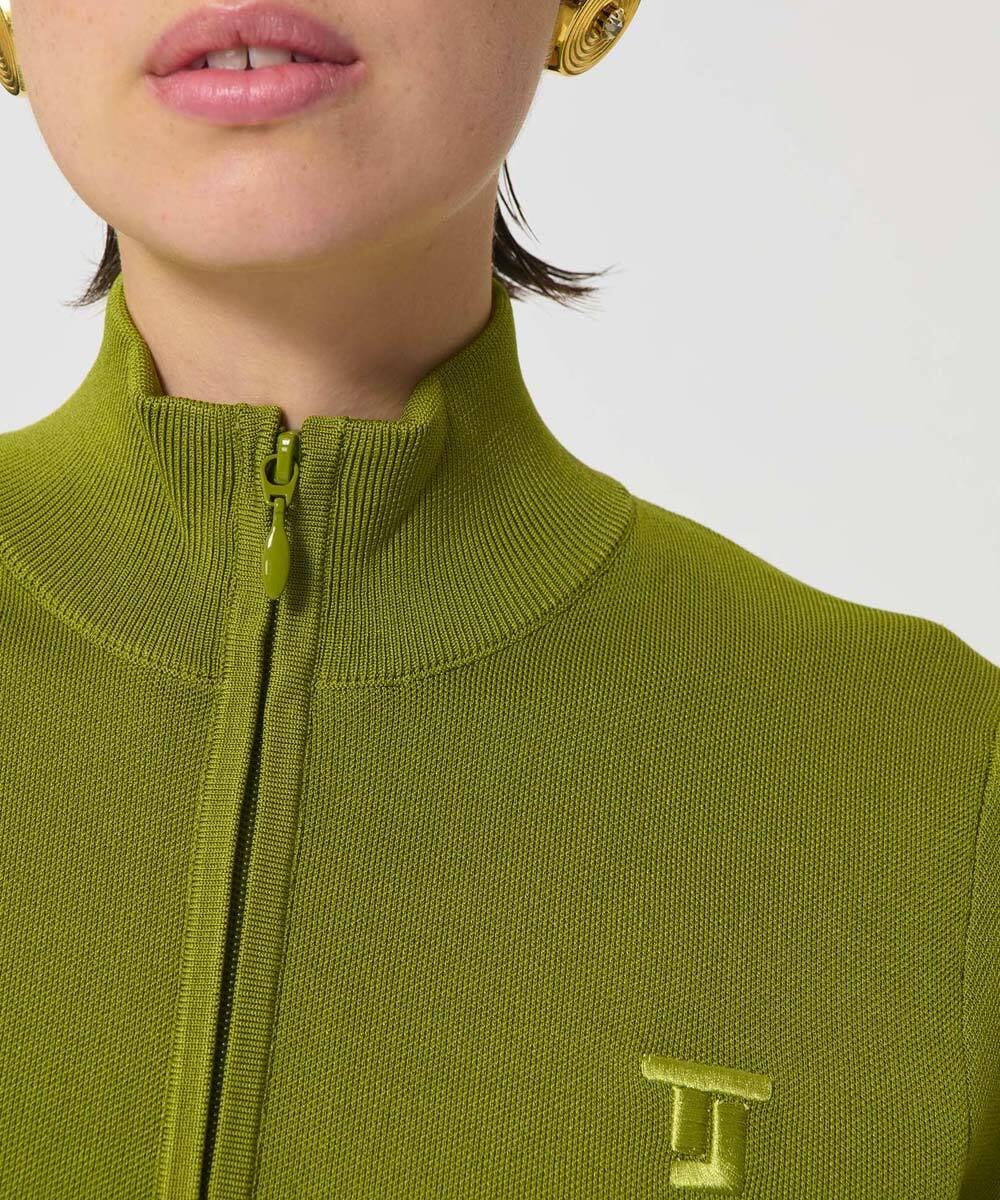 VZFGD14490 TARA JARMON(タラ ジャーモン) スマートピケニット アップルグリーン