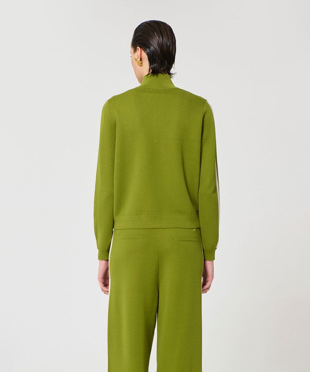 VZFGD14490 TARA JARMON(タラ ジャーモン) スマートピケニット アップルグリーン