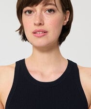 VZFGD15290 TARA JARMON(タラ ジャーモン) エクストラファインビスコースニット ネイビーブルー