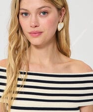 VZFGD22300 TARA JARMON(タラ ジャーモン) エクストラファインビスコースニット ネイビーブルー