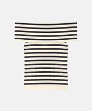 VZFGD22300 TARA JARMON(タラ ジャーモン) エクストラファインビスコースニット ネイビーブルー