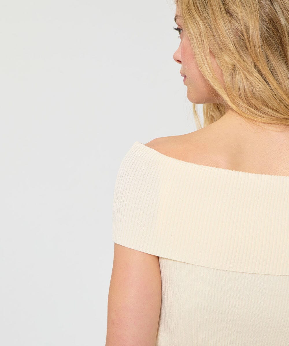 VZFGD22300 TARA JARMON(タラ ジャーモン) エクストラファインビスコースニット エクリュ