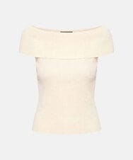 VZFGD22300 TARA JARMON(タラ ジャーモン) エクストラファインビスコースニット エクリュ