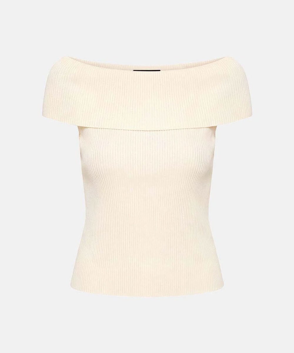 VZFGD22300 TARA JARMON(タラ ジャーモン) エクストラファインビスコースニット エクリュ