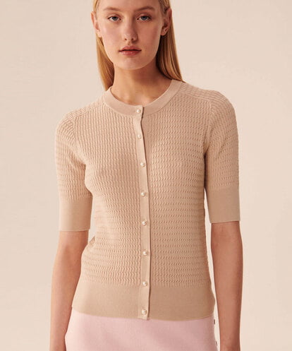 VZFGU20290 TARA JARMON Extrafine island cotton knit