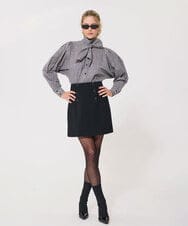 VZHAD01430 TARA JARMON(タラ ジャーモン) ヘビークレープスカート ブラック