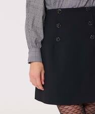 VZHAD01430 TARA JARMON(タラ ジャーモン) ヘビークレープスカート ブラック