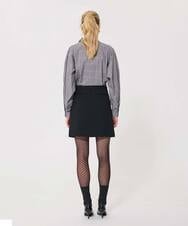 VZHAD01430 TARA JARMON(タラ ジャーモン) ヘビークレープスカート ブラック