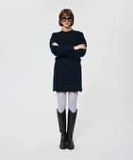 VZHAD08360 TARA JARMON(タラ ジャーモン) ウールミックスニットスカート ネイビー