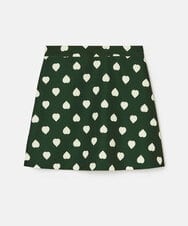 VZHAD18330 TARA JARMON(タラ ジャーモン) 【雑誌掲載】ポルカハートプリントスカート カーキ