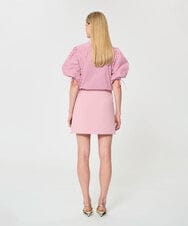 VZHGD01460 TARA JARMON(タラ ジャーモン) ダブルクロススカート ピンク