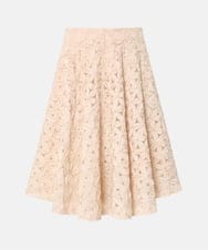 VZHGD03670 TARA JARMON(タラ ジャーモン) フラワーチュールスカート ベージュ