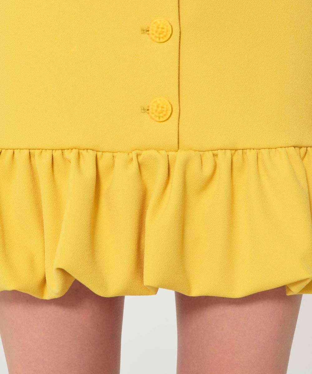 VZHGD08470 TARA JARMON(タラ ジャーモン) ヘビークレープスカート ミモザイエロー