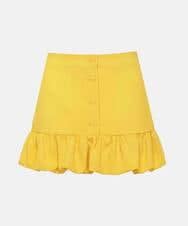 VZHGD08470 TARA JARMON(タラ ジャーモン) ヘビークレープスカート ミモザイエロー