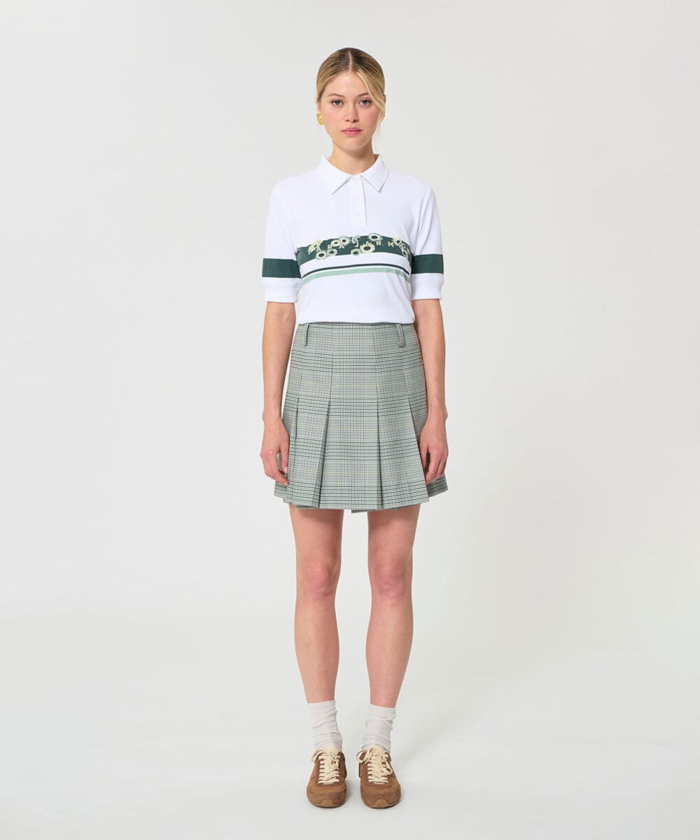 VZHGD15410 TARA JARMON(タラ ジャーモン) プリンスオブウェールズスカート グリーン