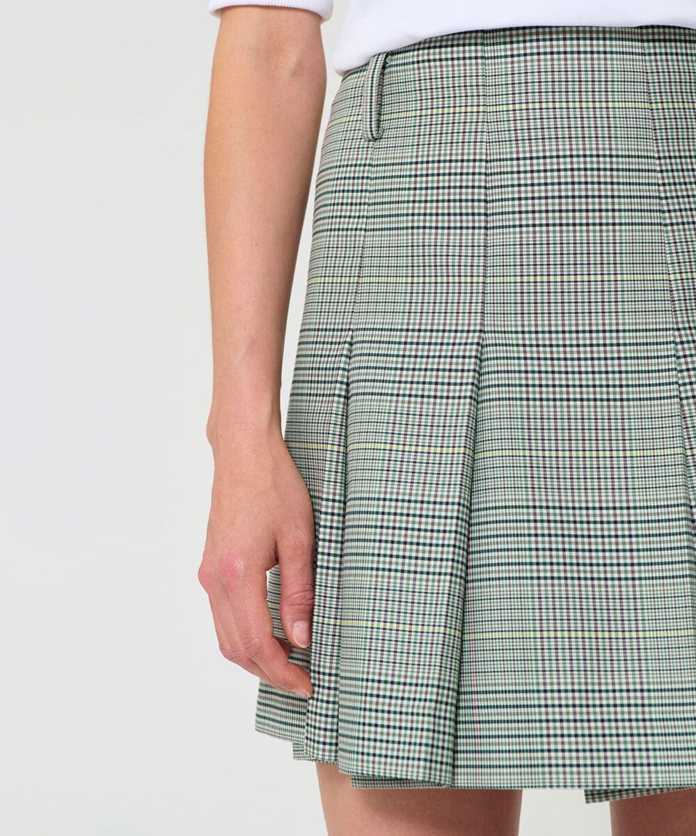 VZHGD15410 TARA JARMON(タラ ジャーモン) プリンスオブウェールズスカート グリーン