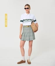 VZHGD15410 TARA JARMON(タラ ジャーモン) プリンスオブウェールズスカート グリーン