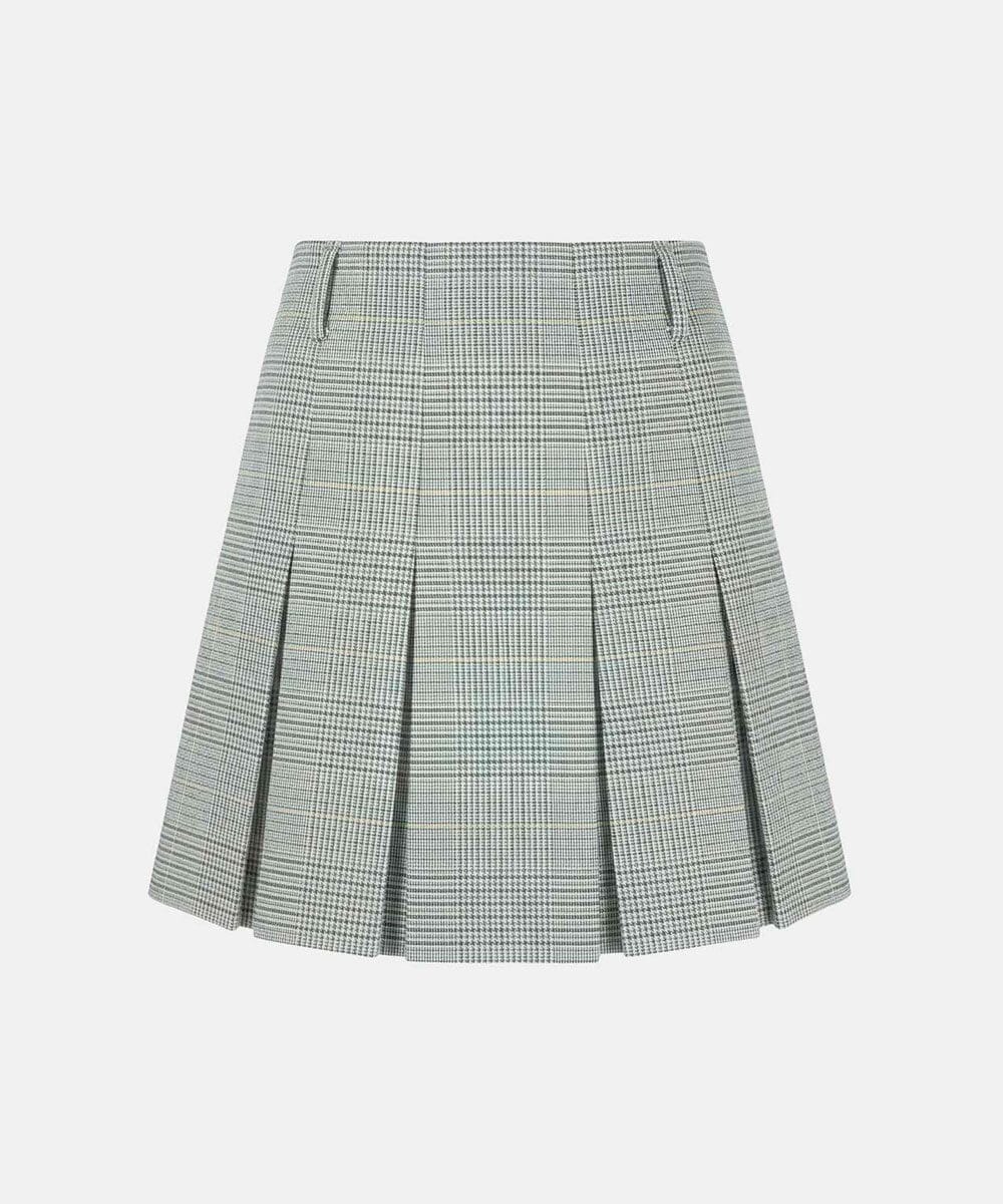 VZHGD15410 TARA JARMON(タラ ジャーモン) プリンスオブウェールズスカート グリーン