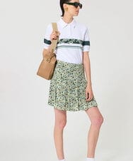 VZHGD20430 TARA JARMON(タラ ジャーモン) デイジーガーデンプリントスカート グリーン