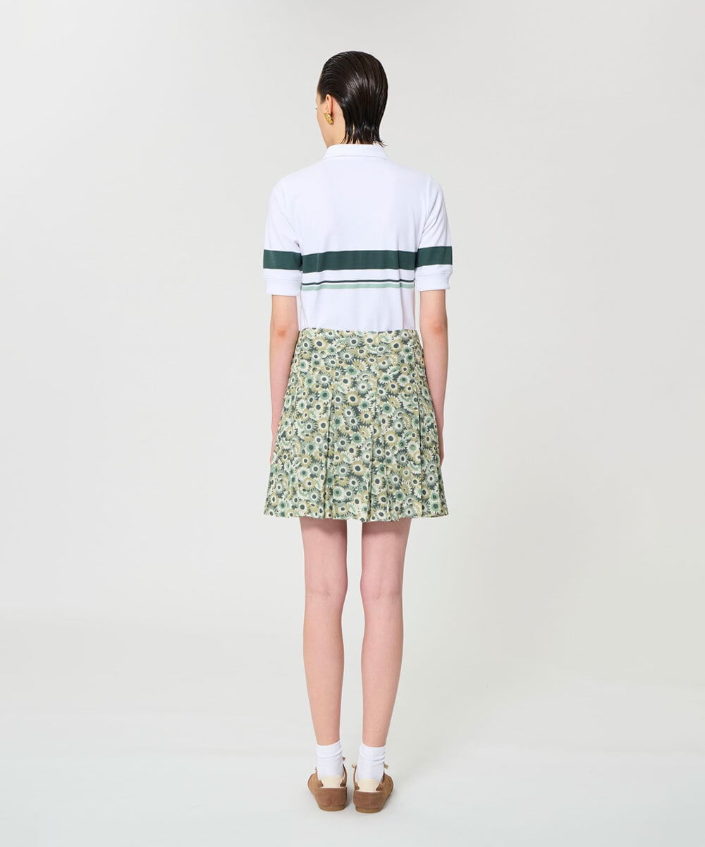 VZHGD20430 TARA JARMON(タラ ジャーモン) デイジーガーデンプリントスカート グリーン