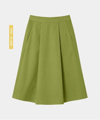 VZHGD42450 TARA JARMON コットンギャバジンスカート