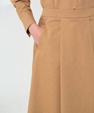 VZHGD42450 TARA JARMON(タラ ジャーモン) コットンギャバジンスカート ハニーベージュ