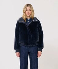 VZJAD04560 TARA JARMON(タラ ジャーモン) エコファージャケット ネイビー